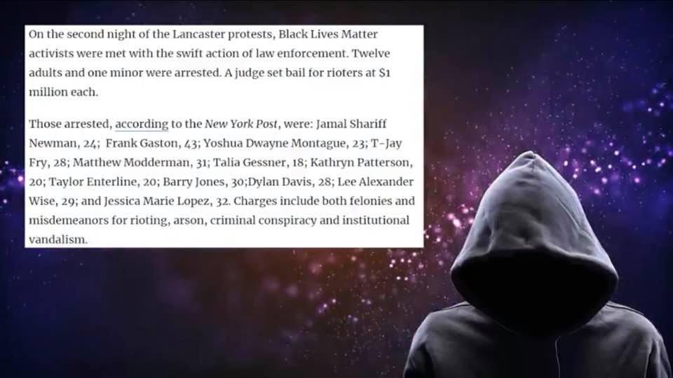 Unlike Portland and Seattle, Lancaster, PA police quickly ended the rioting.  See how: