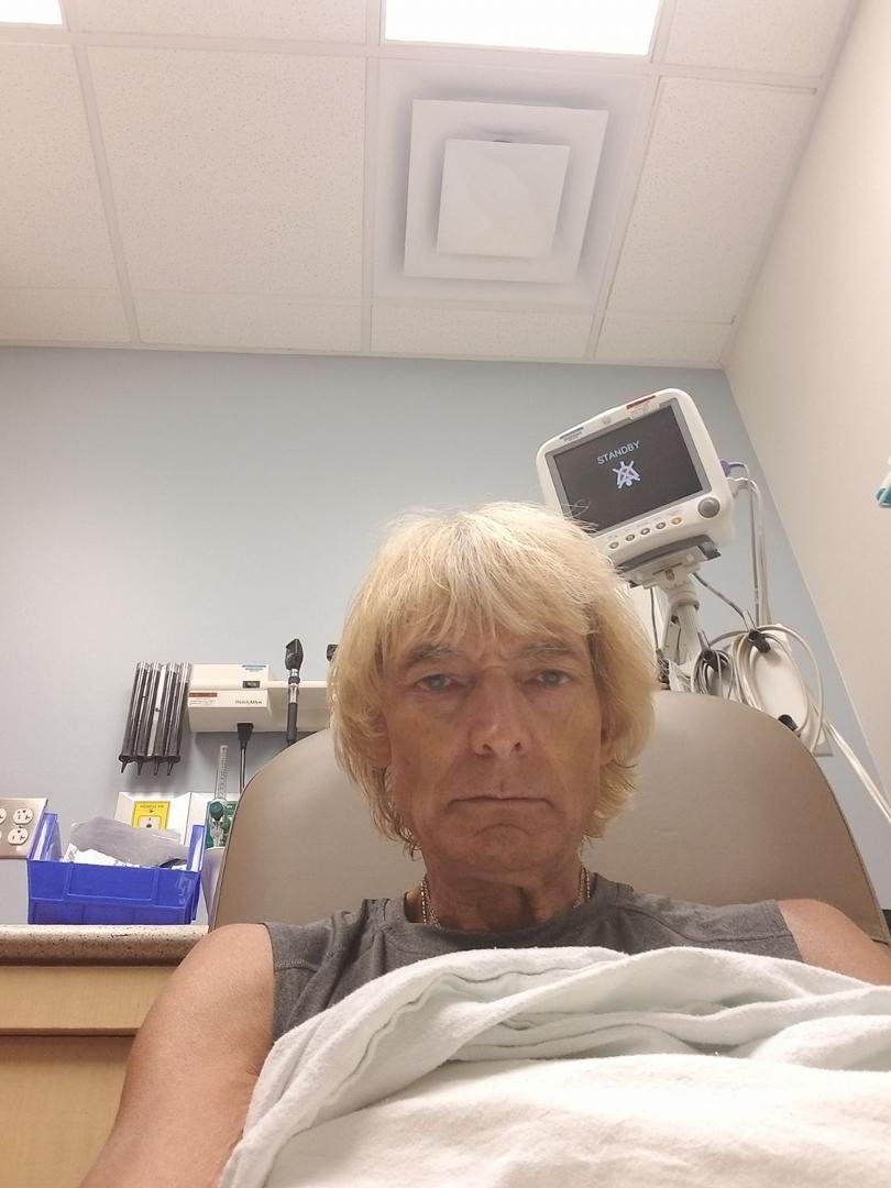 Ok now not so cheery. Waiting for blood test and cat scan.