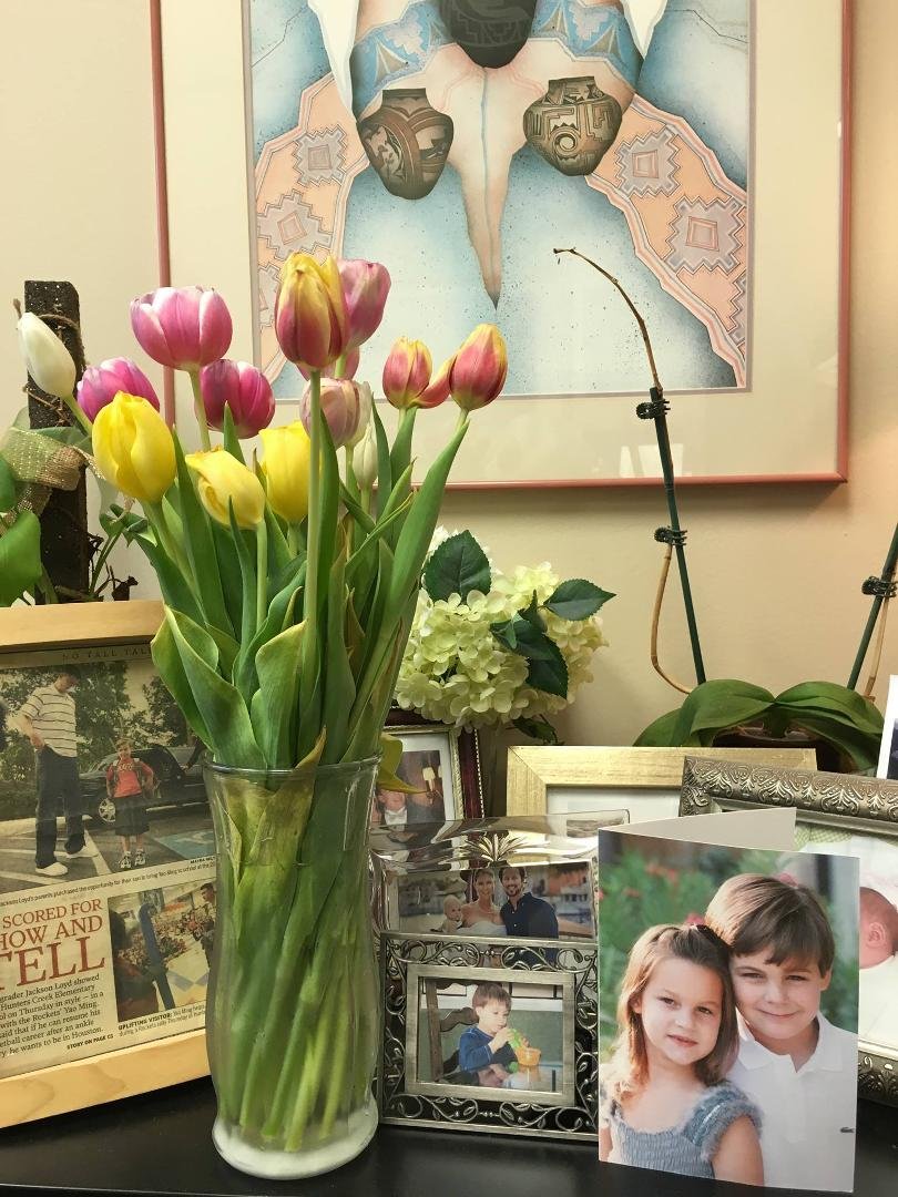 My beautiful flowers from my client from Alaska!