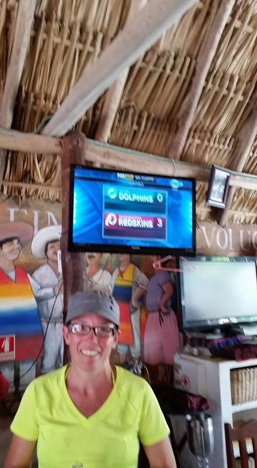 Nancy found the game of the bar all  is well