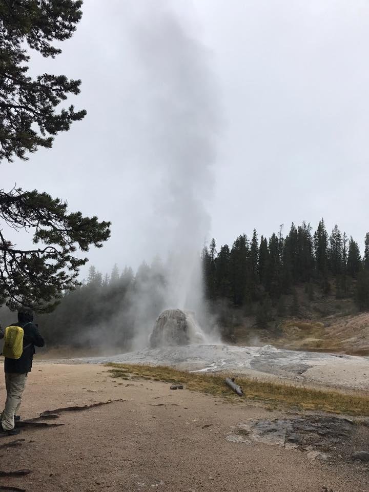 Lonestar Geyser on the last day.