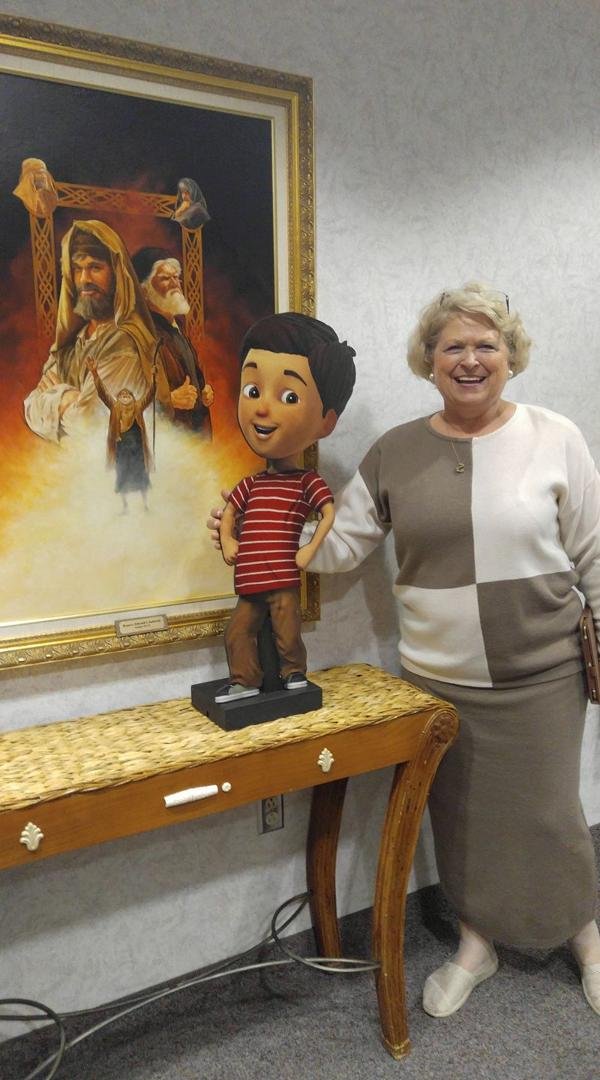 Couldn't leave without saying good bye to Caleb...if you don't know who he is go to JW.ORG and click on children at bottom