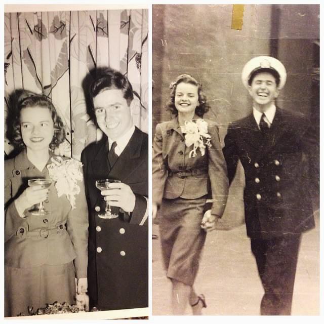 79 years ago…..this 21 yr old college senior flew alone from La Guardia in NYC to San Diego to marry her Prince Charming. It was an overnight flight leaving at 9am and arriving the next morning with stops and changes along