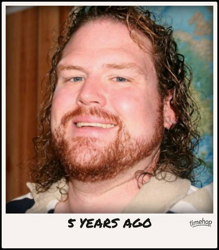 Wow!  I had just cut my hair from mid back and decided to grow a beard and mustache