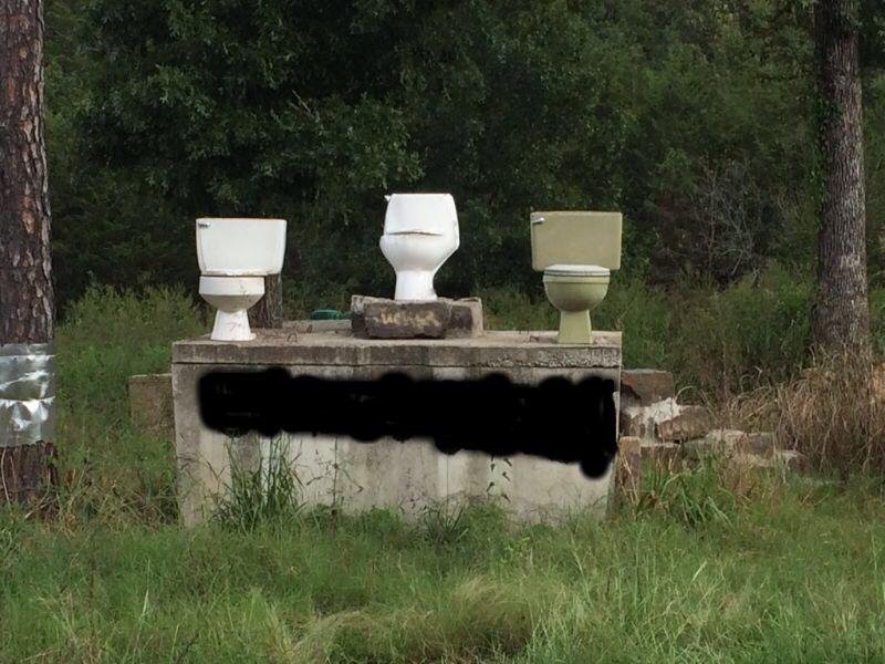 We seen this on the side of the road.I call it the redneck rest area