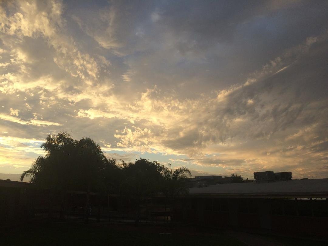 This morning at Charter Oak High School