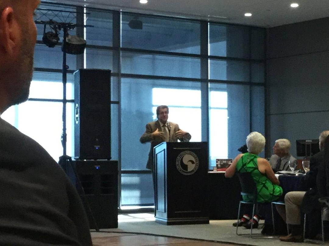 Mario Paparozzi speaking at Send a Cop to College.