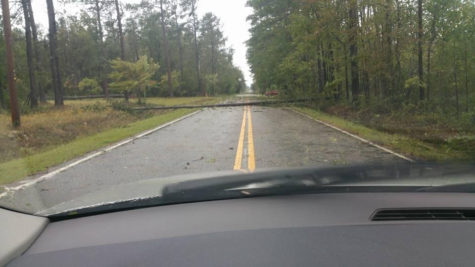 Thanks to all of our family and friends who texted, called, and emailed to check on us. We made it through Matthew Safely