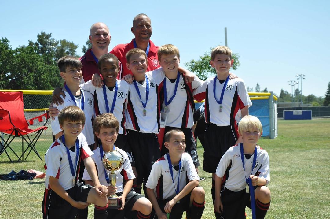 My son's soccer team won their division at the Davis World Cup tournament. A great group of boys that played incredible soccer!