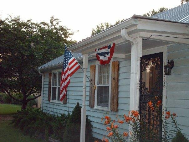 my home...you can tell I am Patriotic!!!
