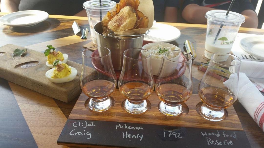 Bourbon flight and more!
