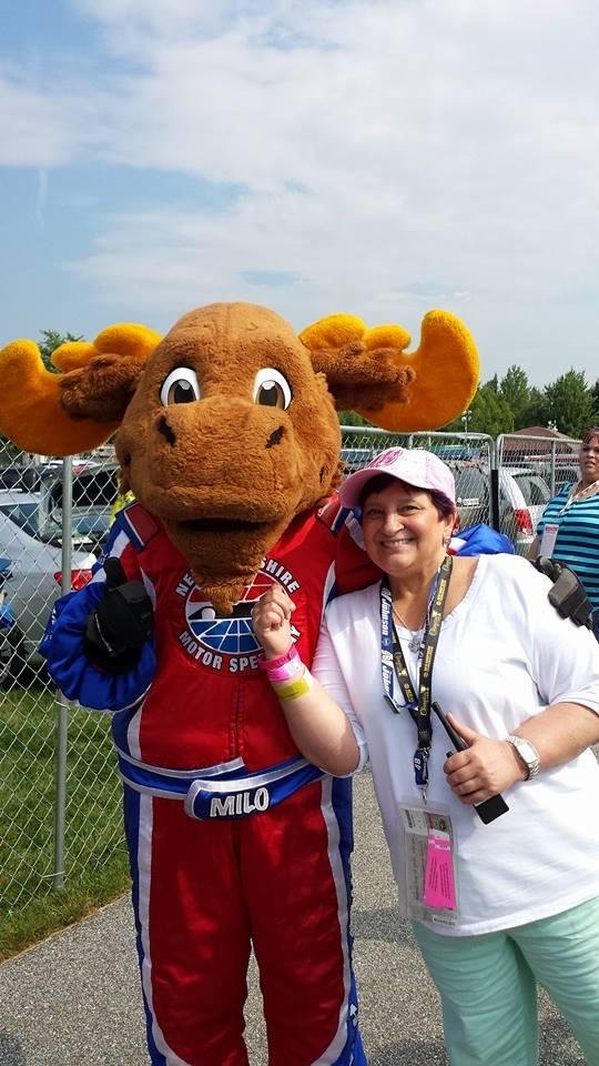 Milo the Moose and me!