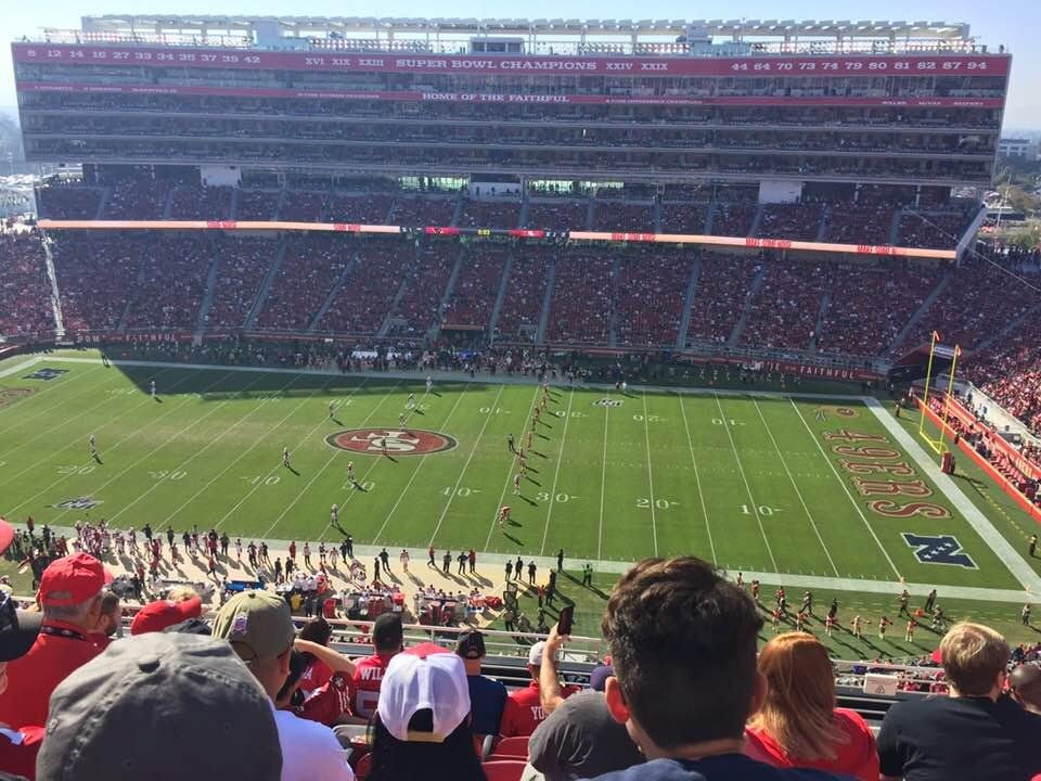 Made it to the Niner game. This place is huge.