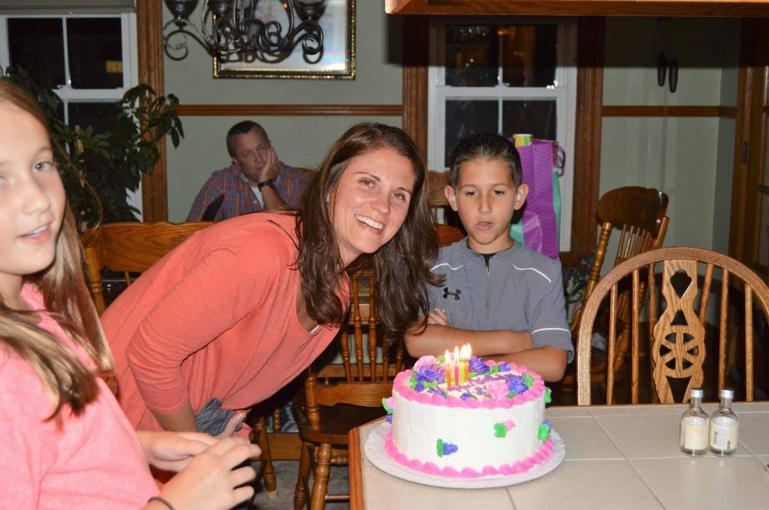 Lisa Celebrating her 40th birthday.