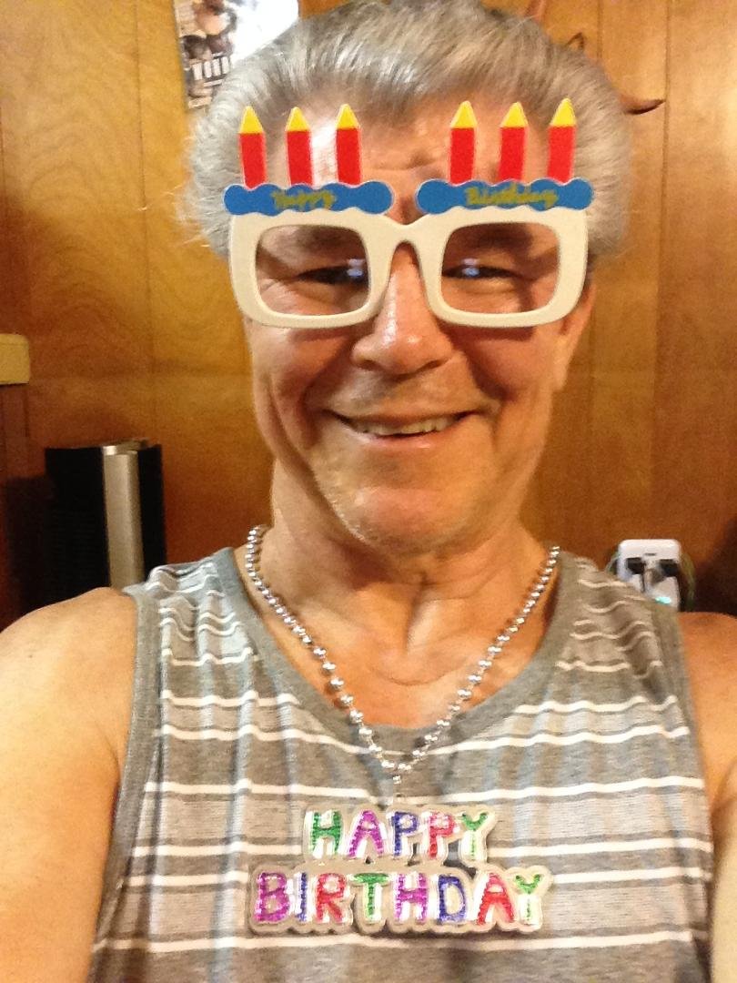 Having a fun Birthday at home with friends & family!