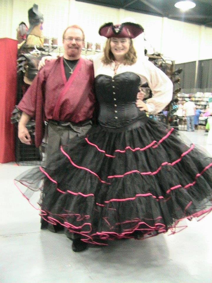 This made me feel so pretty and sexy!
The skirt and corset are on lone from Xcentricities Corsets