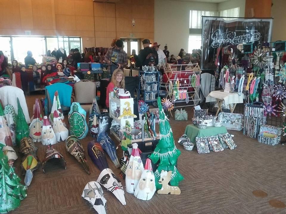 Having fun with Kathleen Grant-Brieske at the craft fair