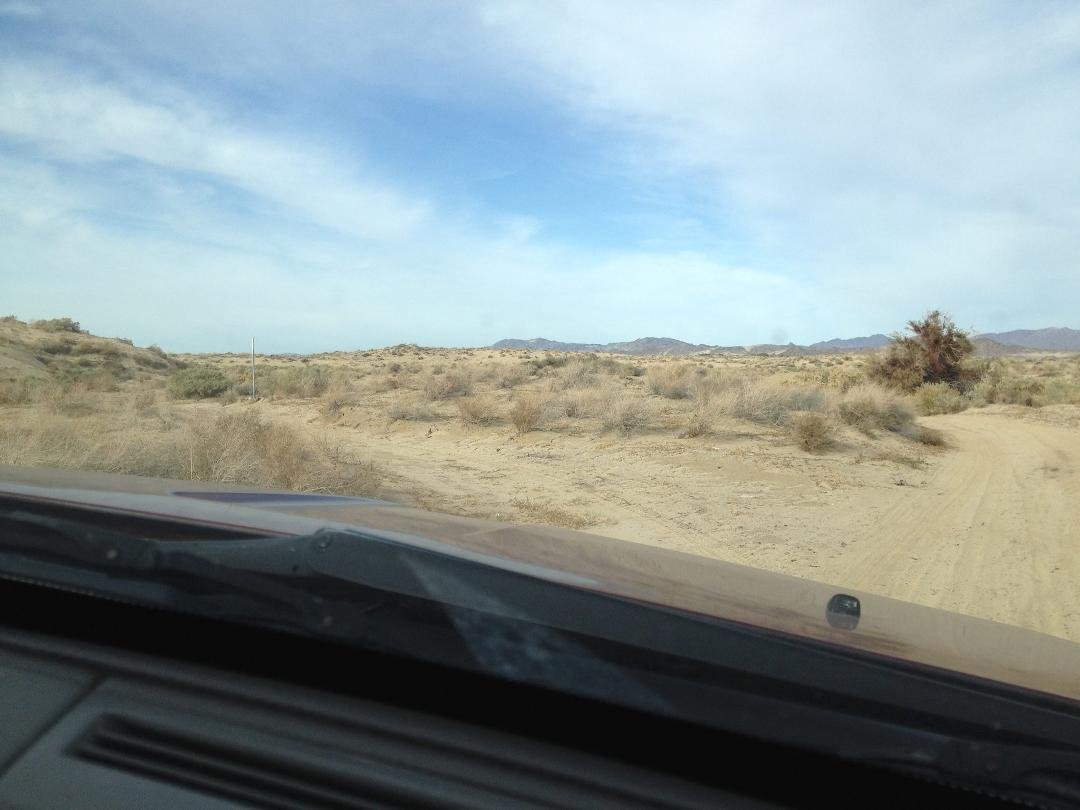 And so the desert