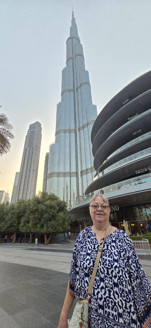 Having a great time in Dubai with family.