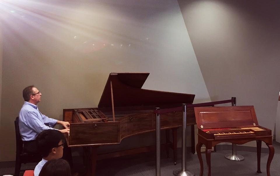 Playing on the 1807 Broadwood at Colburn