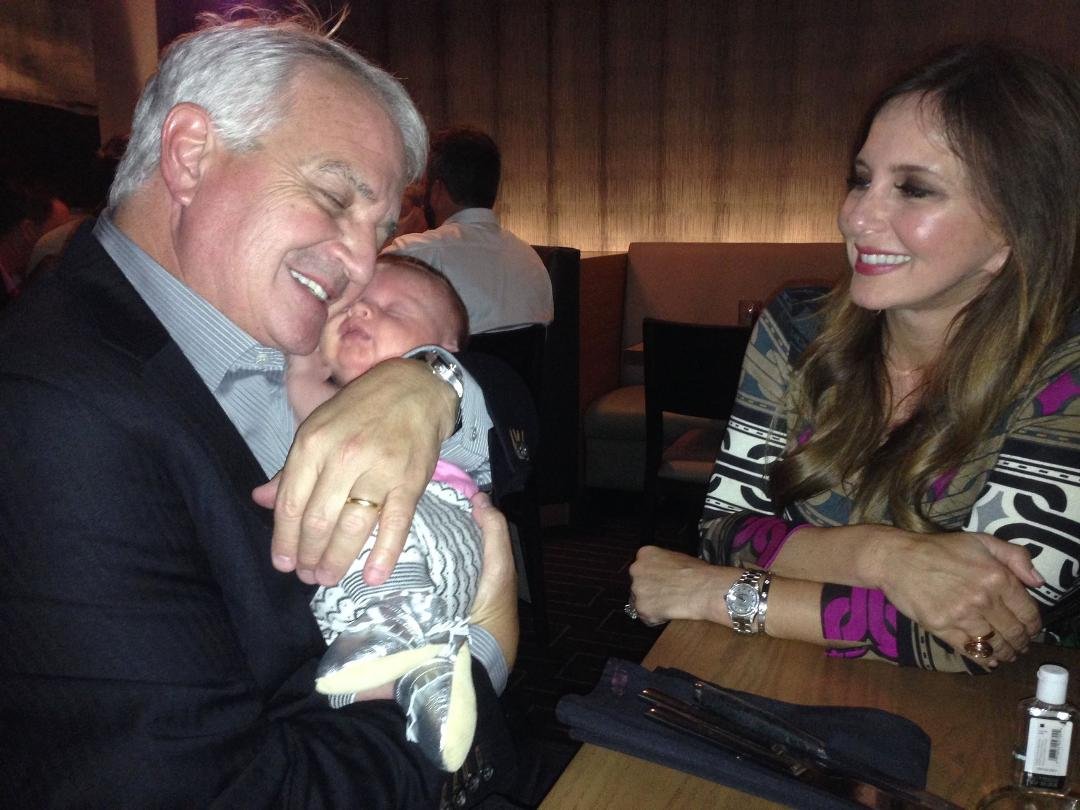 It's pretty apparent, Jacques and Tracy are proud grandparents.