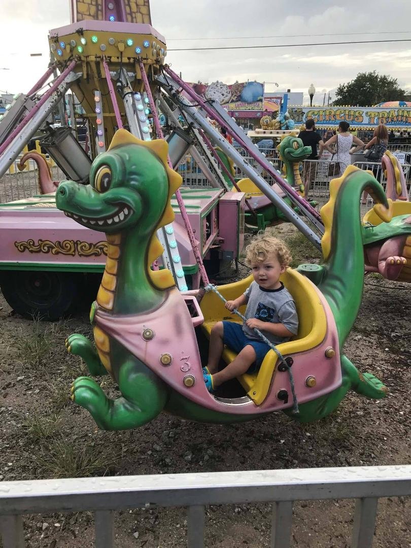 Carter at the Carolina Beach Labor Day Carnival