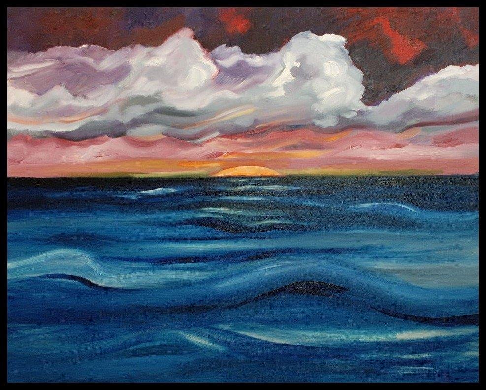 Sometimes when I have no new canvas to work on, I rework a painting from the past. This one, I have reworked twice. I think I finally have it the way I like it. Johnny O
