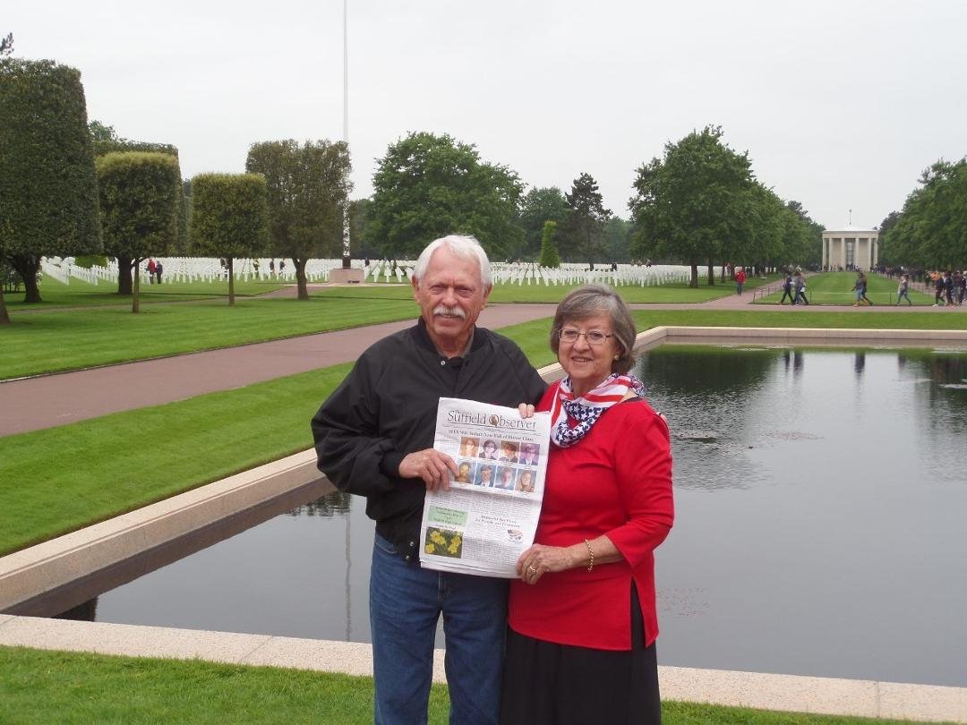 The Suffield Observer was given the privilege of traveling with Ron and Opal Gilmore to Normandy during this year’s observance of D-Day, June 6, 1944. Opal is part of an Arizona chorus that was the only choral group invited