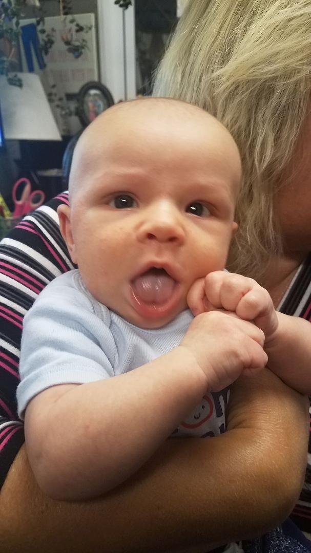 We had a visitor today, say hi to William.