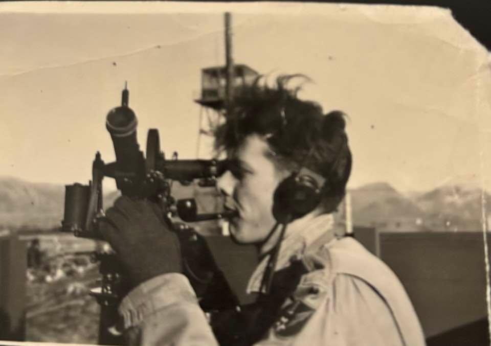 Dad in the Aleutian Islands during World War Two.