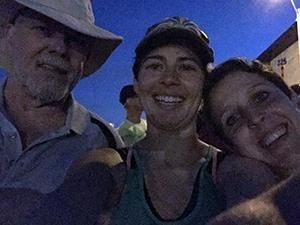 Bill, Kari & Summer just prior to the 2016 OKC Half-marathon start.
