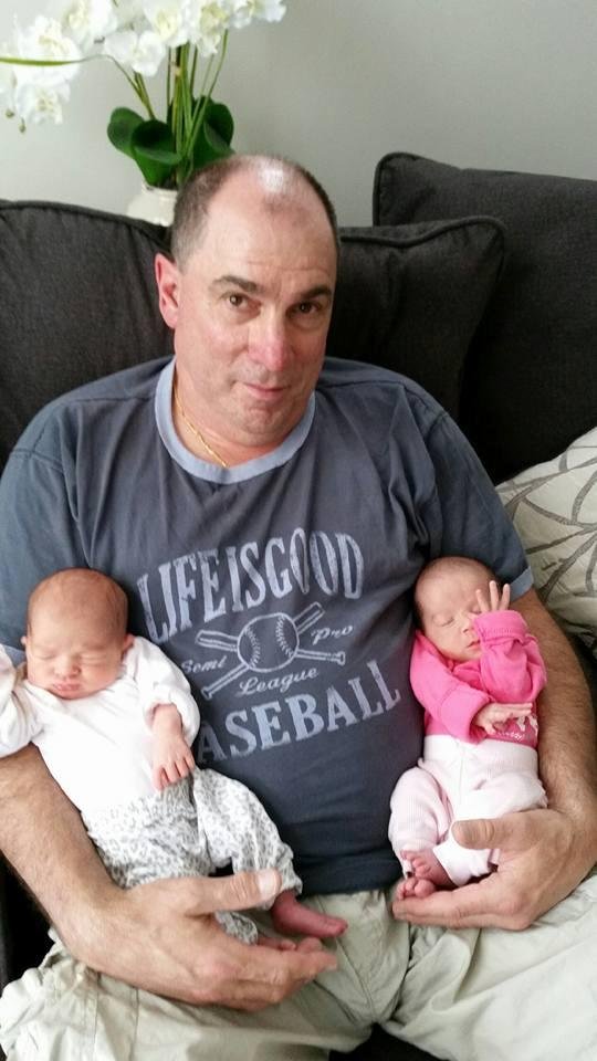 Hanging with the babes.