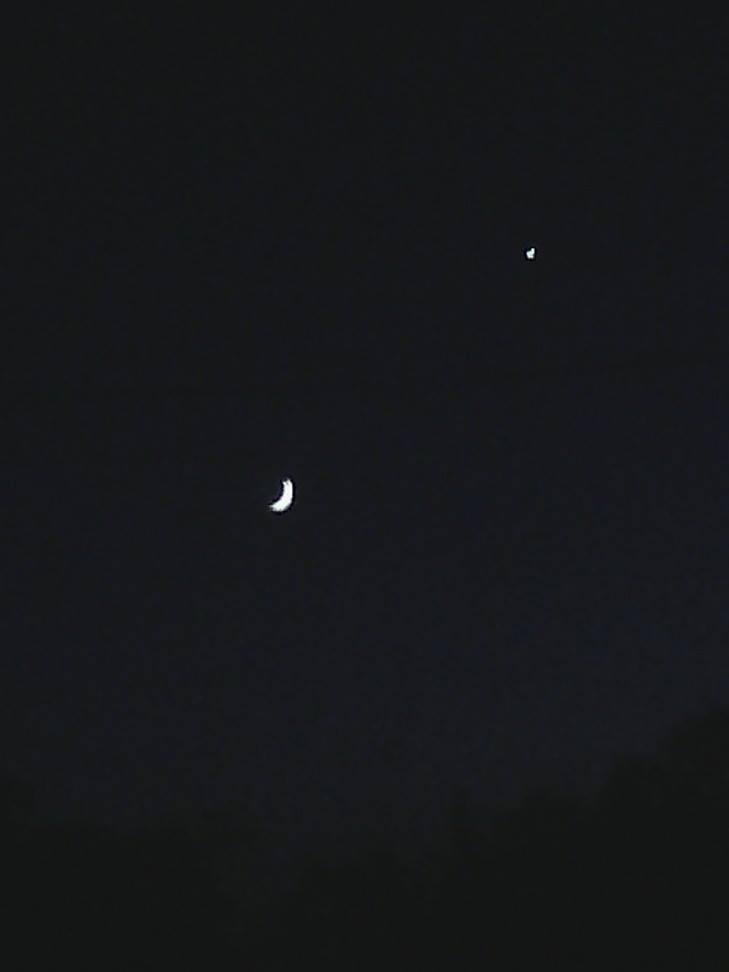 Cool moon and star.