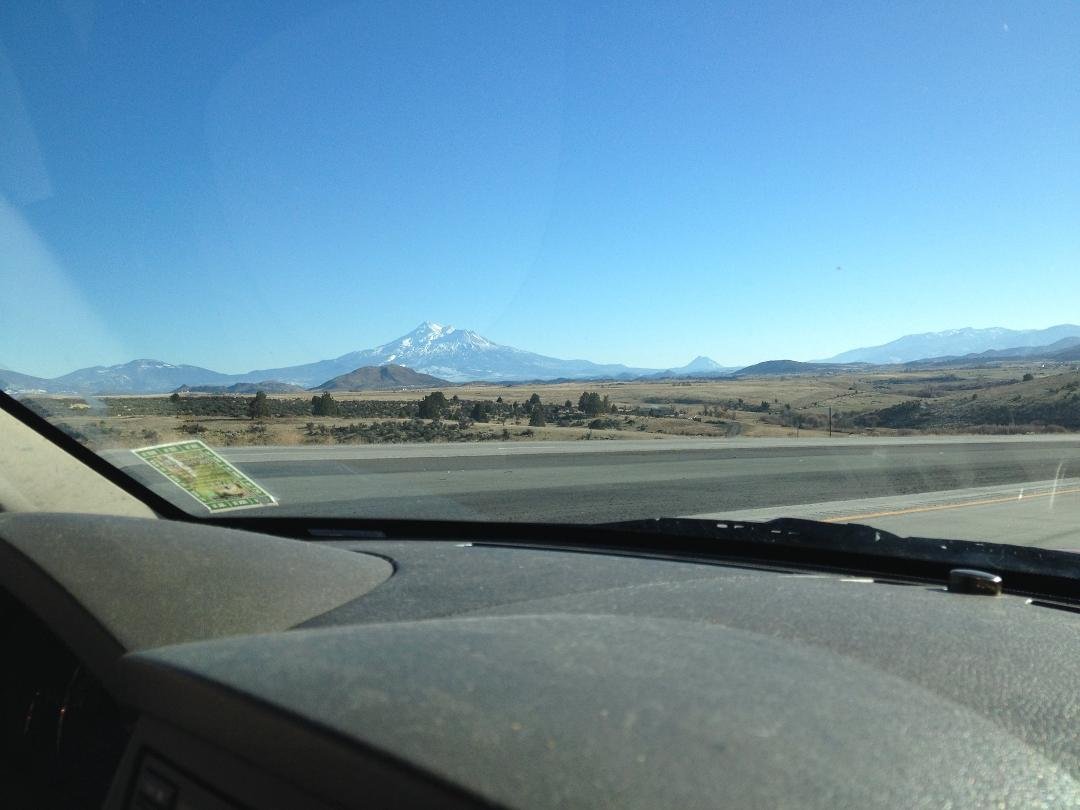 We are now in California. This my is mt Shasta