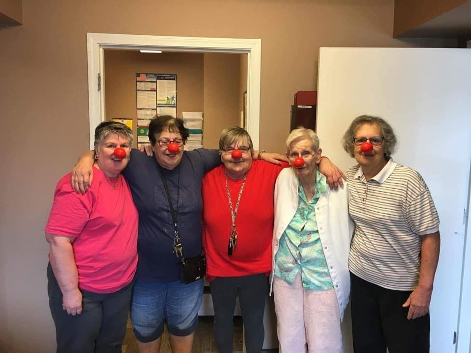 Red Nose Day in Washington State with my old friends