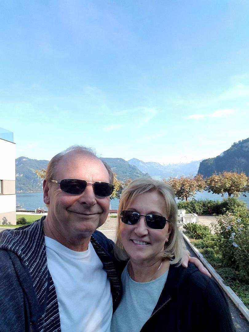 Me and my lovely wife having fun