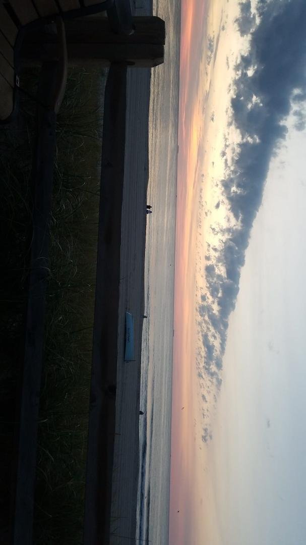 Watching the sunrise with Shane and Natalie