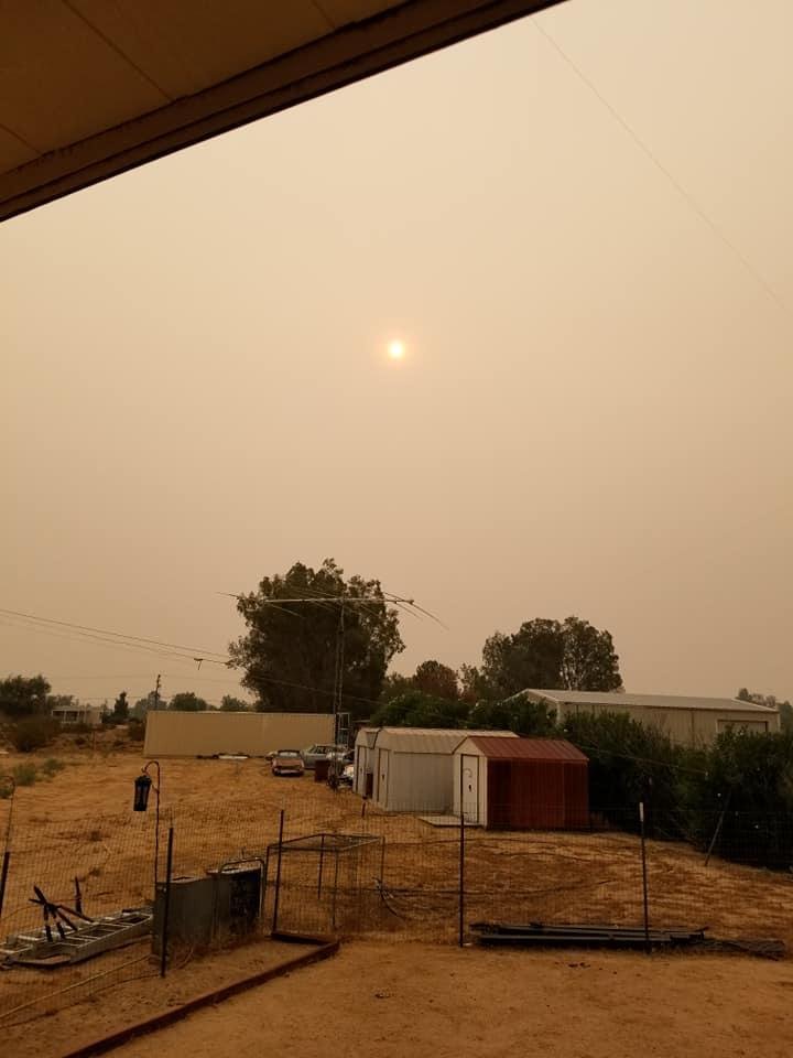 One of the few times you can look at the sun