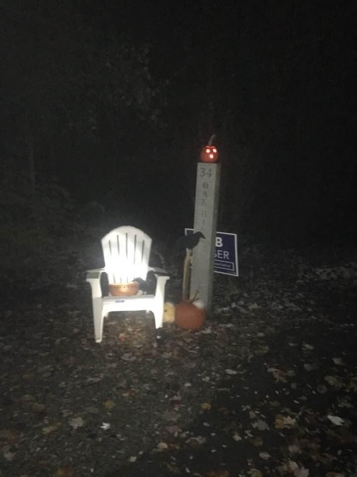 Candy at the end of the driveway but so far all quiet