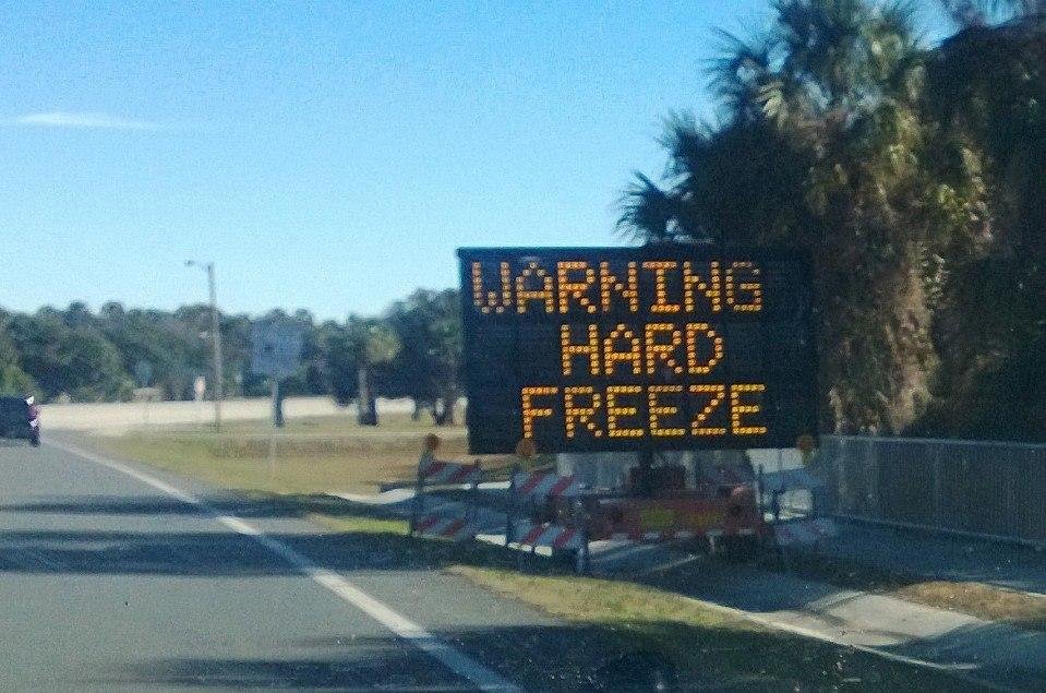 Took this photo last week, it was so cold......