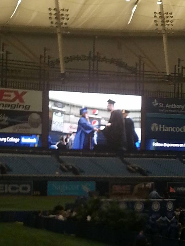 This is my sister receiving her AS in Nursing