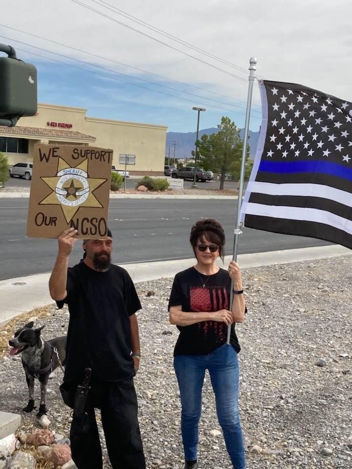 Supporting Nye County Police.......