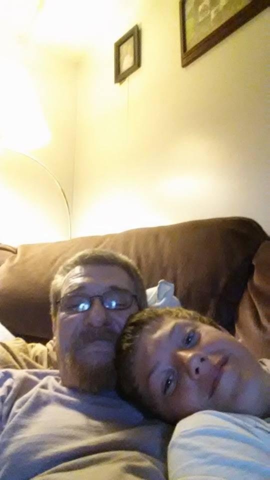 Me & my oldest grandson Joshua.