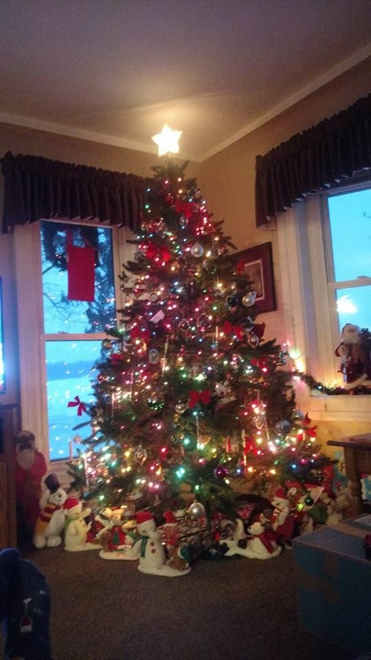 Our tree. Ready for Christmas