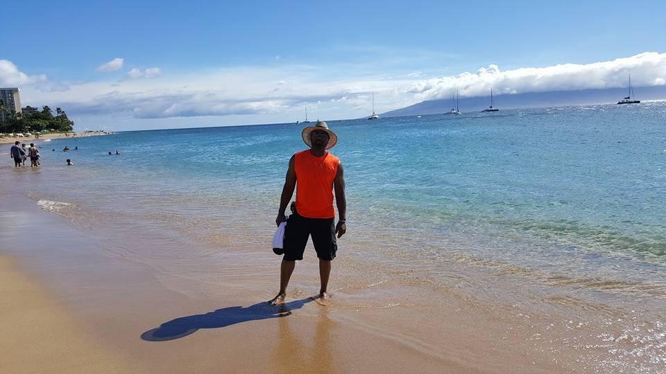 Enjoying Hawaii. Our dream vacation.