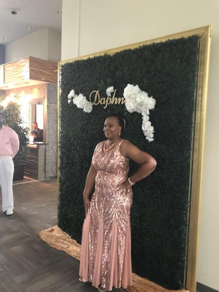 My beautiful daughter, celebrating the occasion on her 50th birthday.