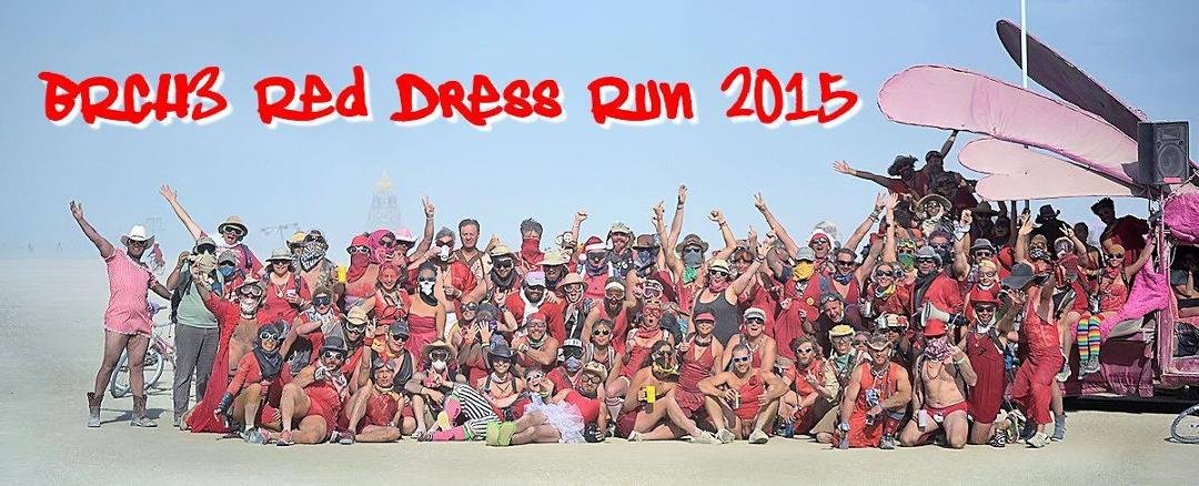 Black Rock City Hash House Harriers Red Dress Run...