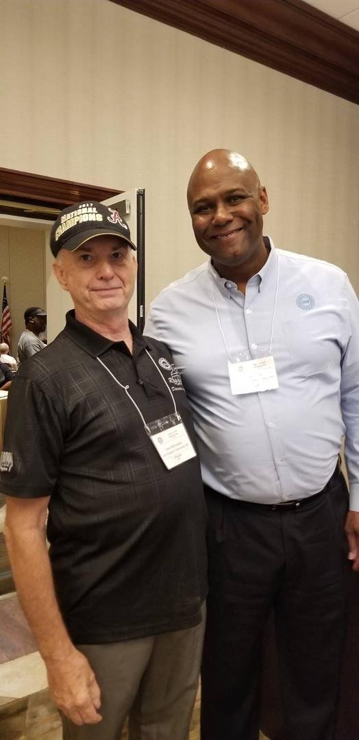 Dave McCreless with Ray Curry Sectuary Treasurer of the UAW  Leadership Conference 2018