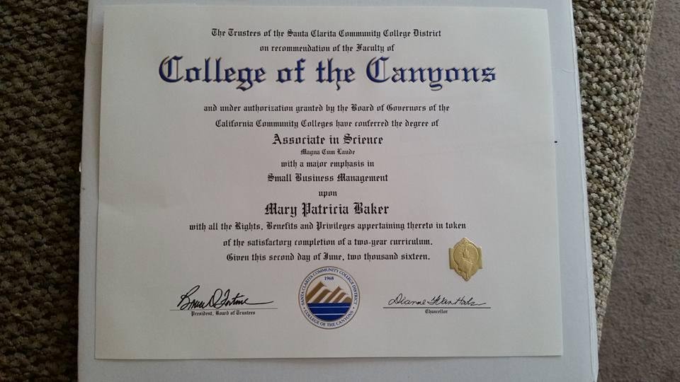 Finally received my degree.