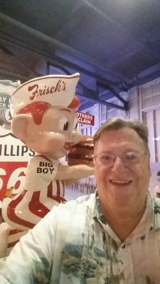 Visiting the Sign Museum in Cincinnati. This Big Boy was one of the earlier versions.